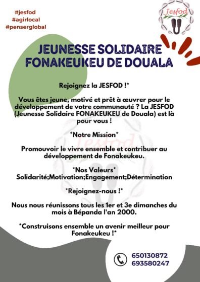 Jeunesse fonakeukeu de douala